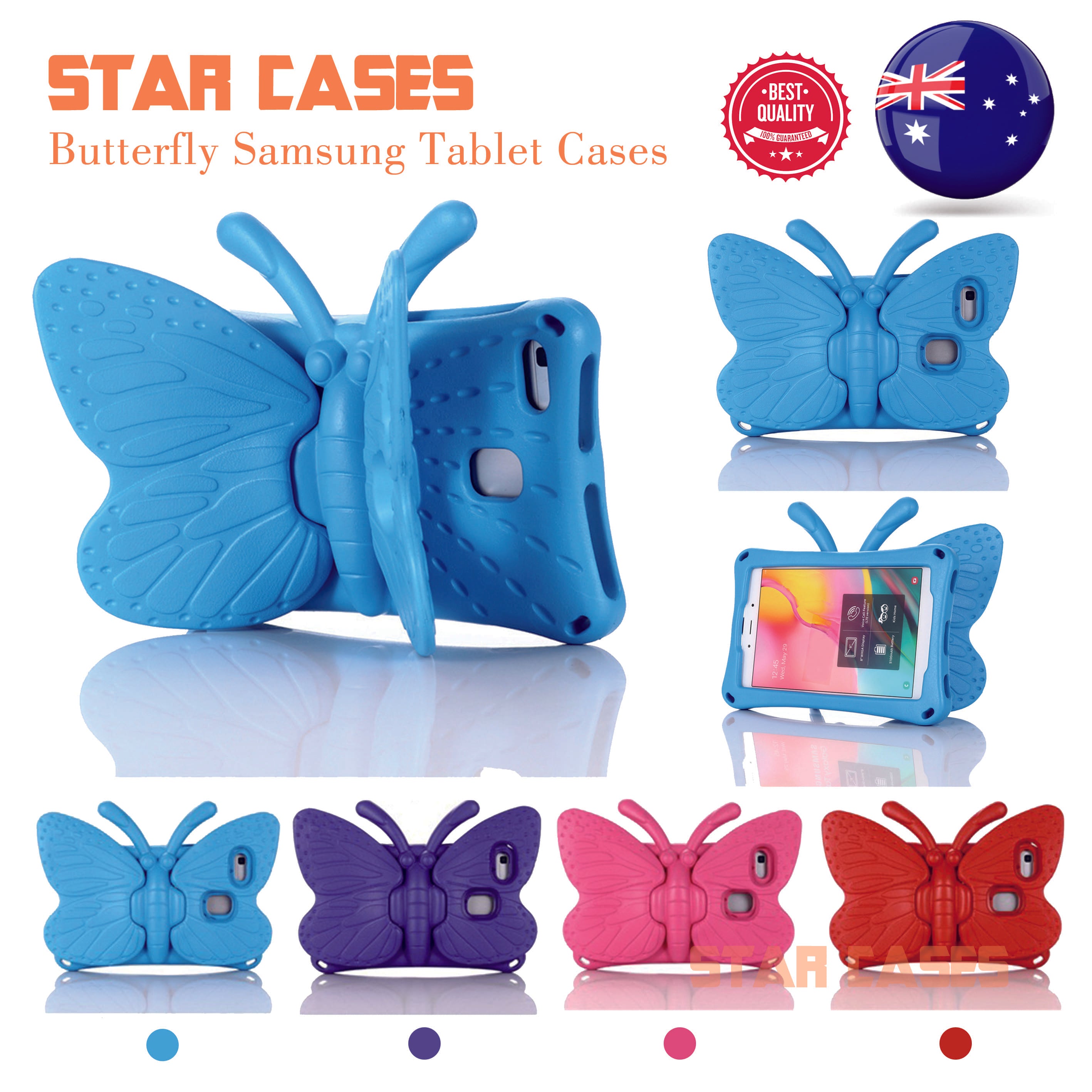 Samsung Tab A7 Lite Tablet Kids Butterfly Case