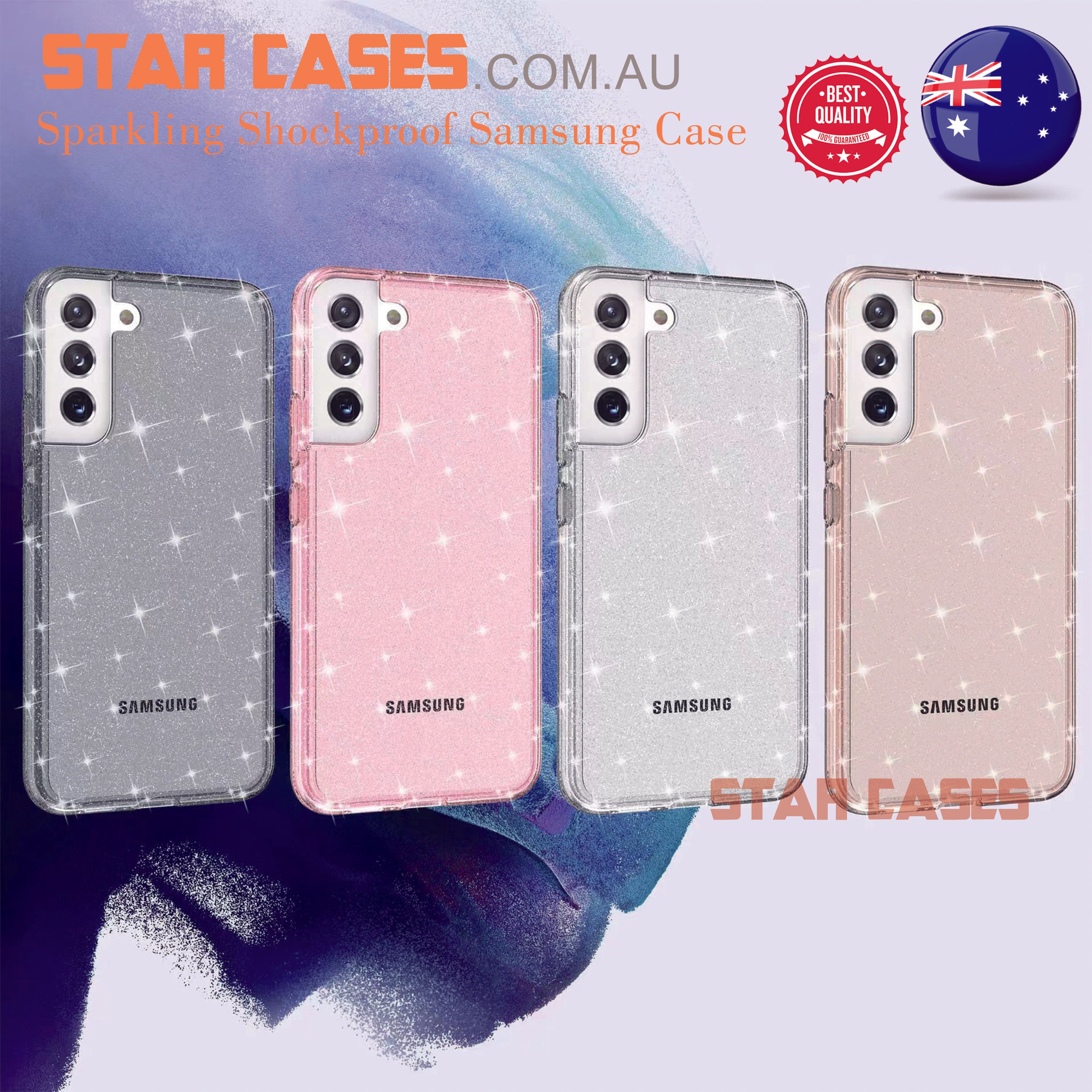 Samsung S21 Terminator Sparkling Hard Clear Case