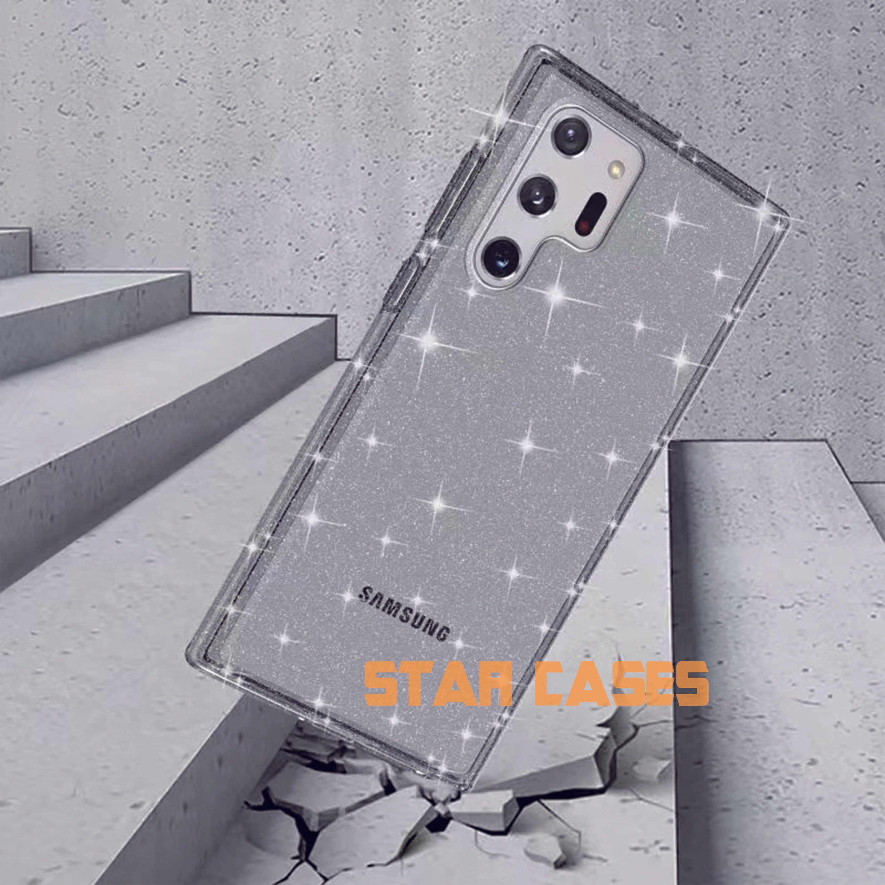 Samsung S22 Terminator Sparkling Hard Clear Case