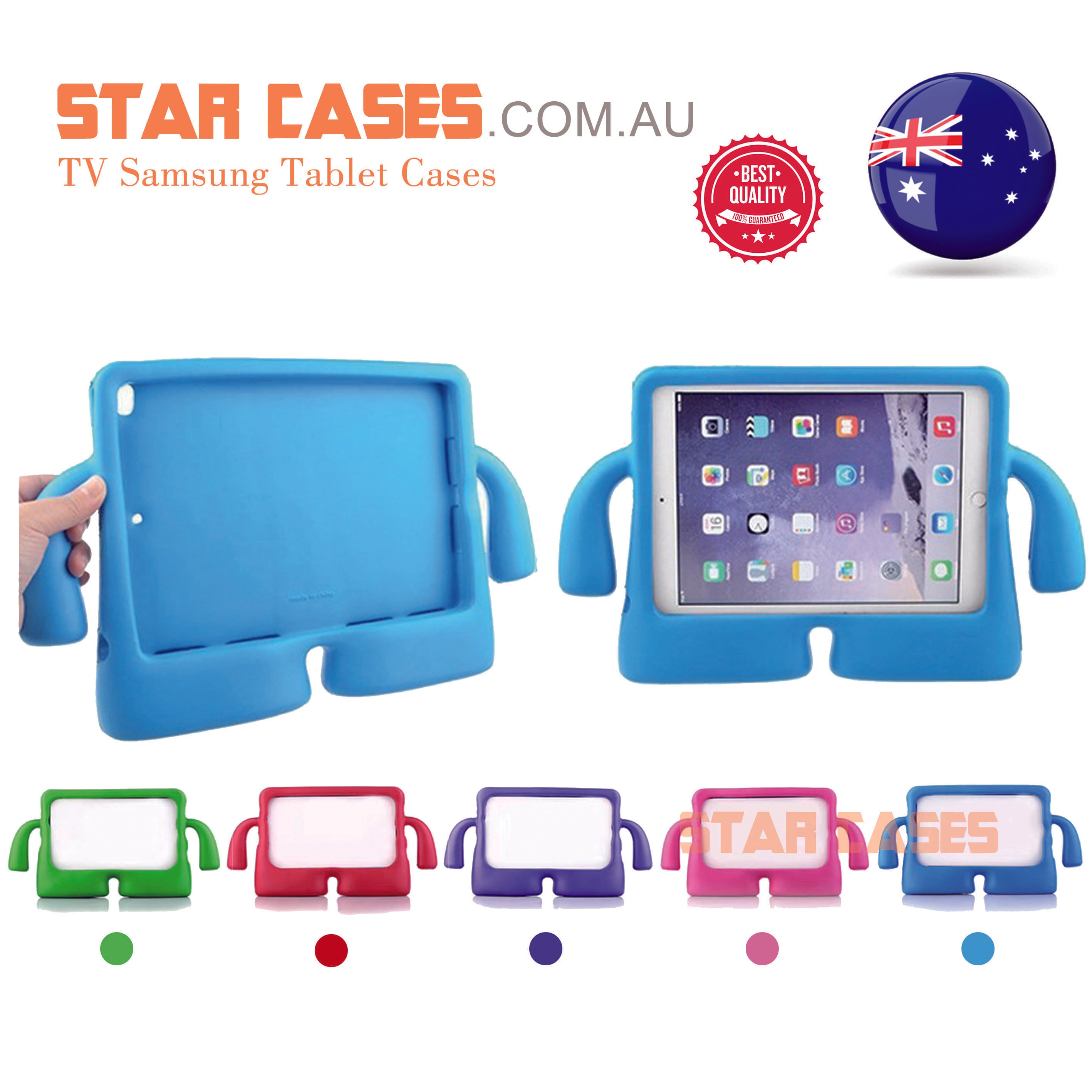 Samsung Tab A7 T500/505&S6 Lite P610 Tablet Kids Handle Case