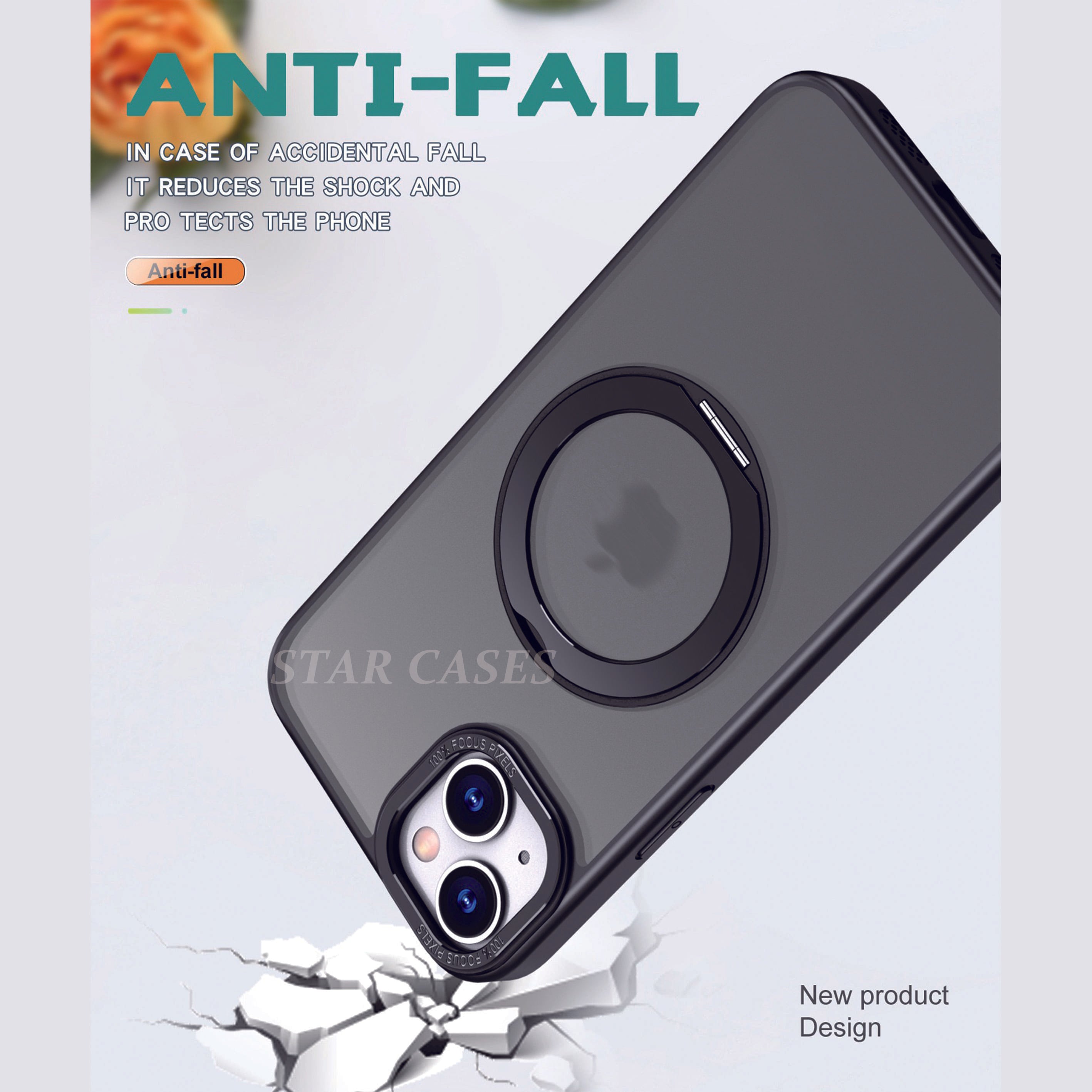 iPhone 16 360 Rotating Strong Magsafe Case