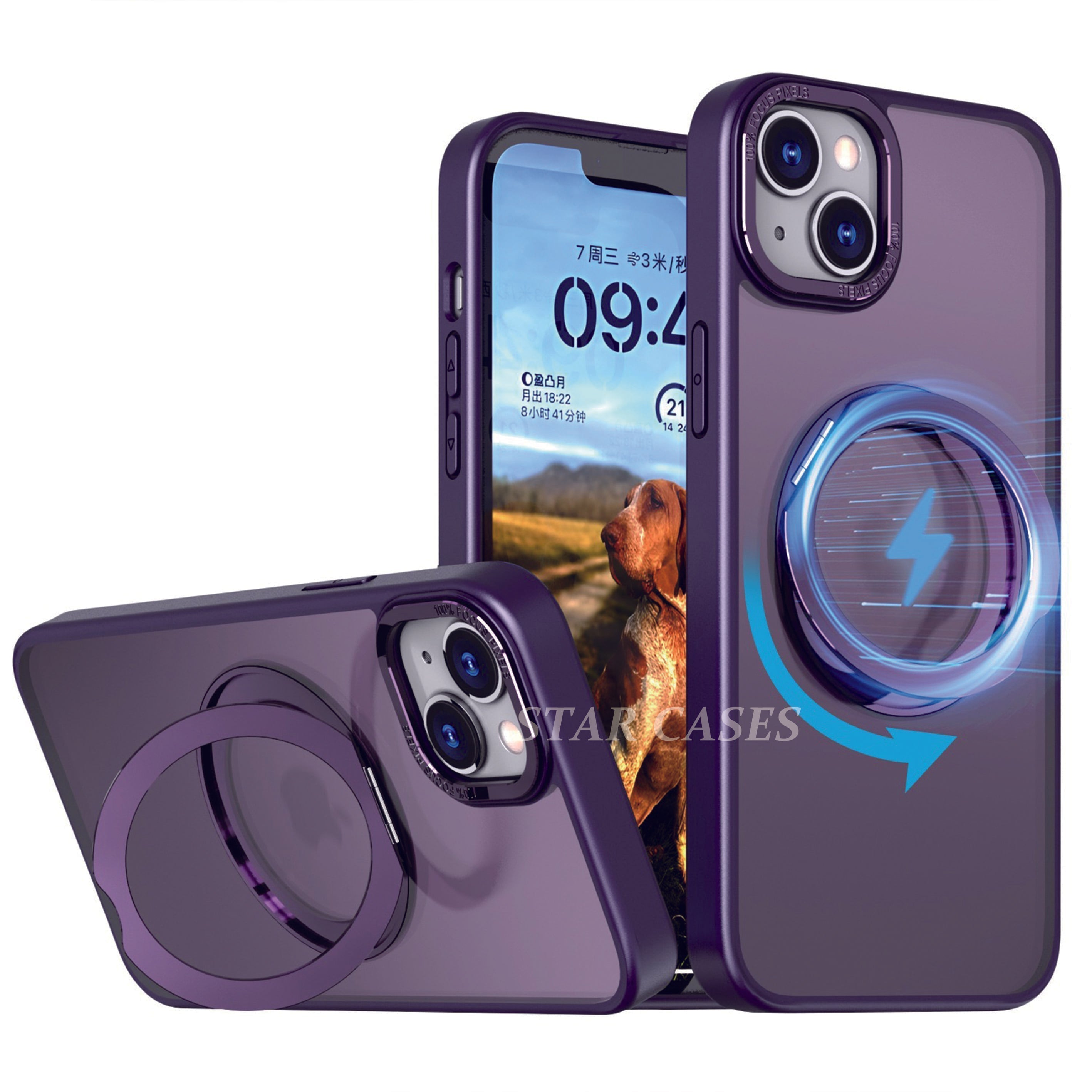iPhone 16 360 Rotating Strong Magsafe Case