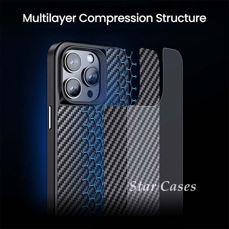 iPhone 16 Plus Heavy Duty Kevlar Magnetic Magsafe Case