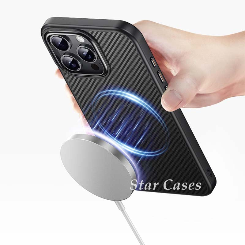 iPhone 16 Plus Heavy Duty Kevlar Magnetic Magsafe Case
