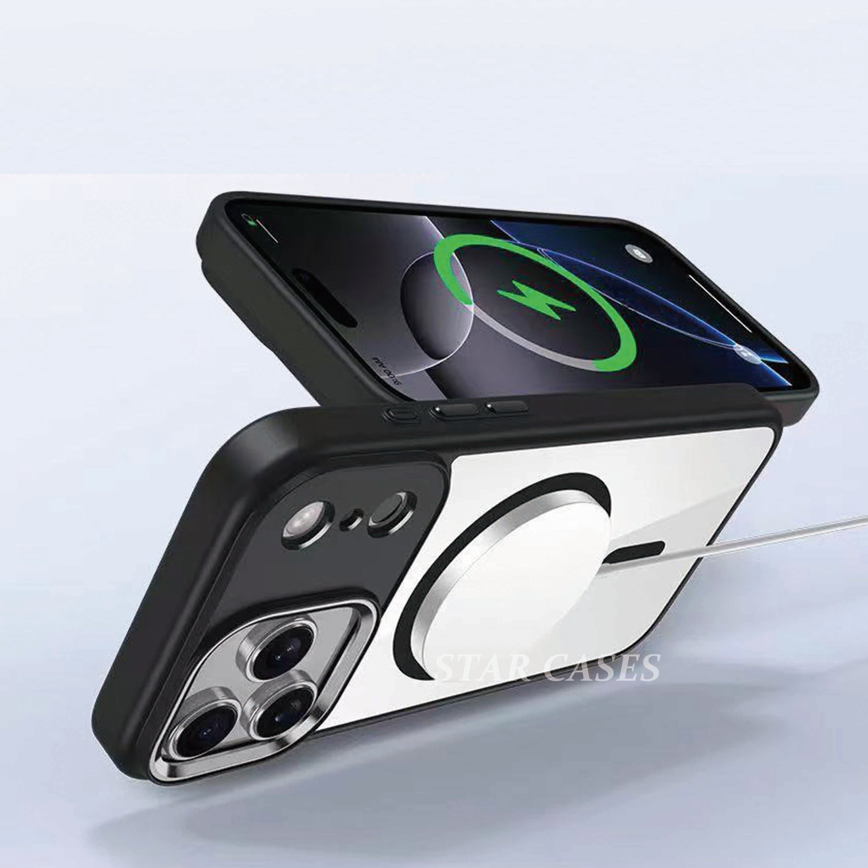 iPhone 17 Magsafe Hybrid Metal Camera Transparent Case