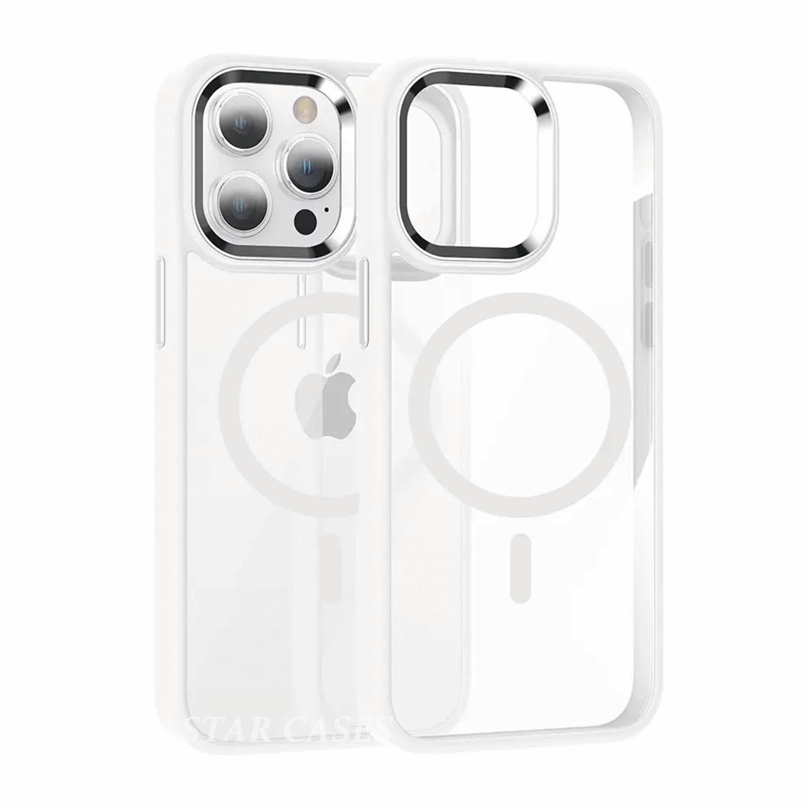 iPhone 17 Magsafe Hybrid Metal Camera Transparent Case