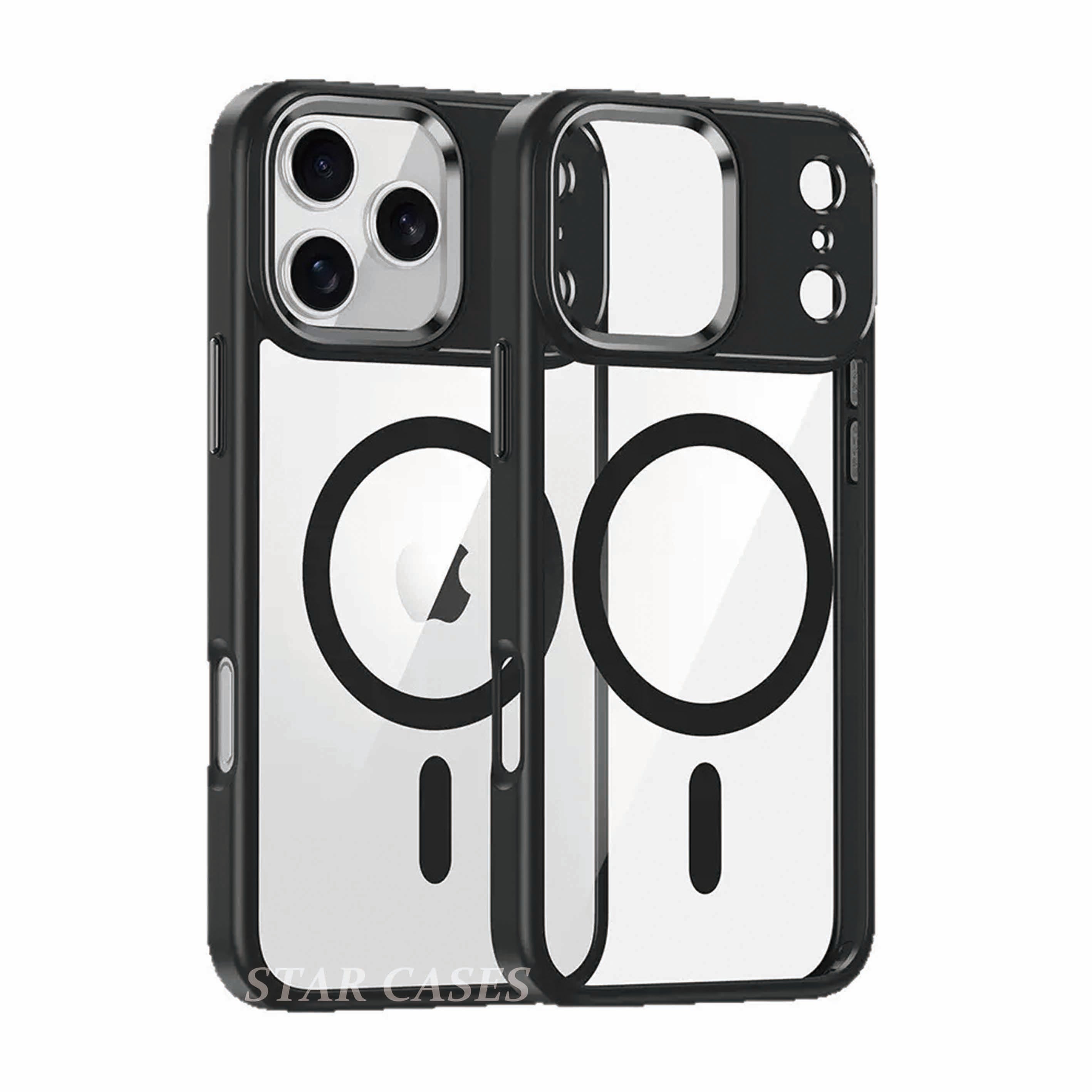 iPhone 17 Magsafe Hybrid Metal Camera Transparent Case