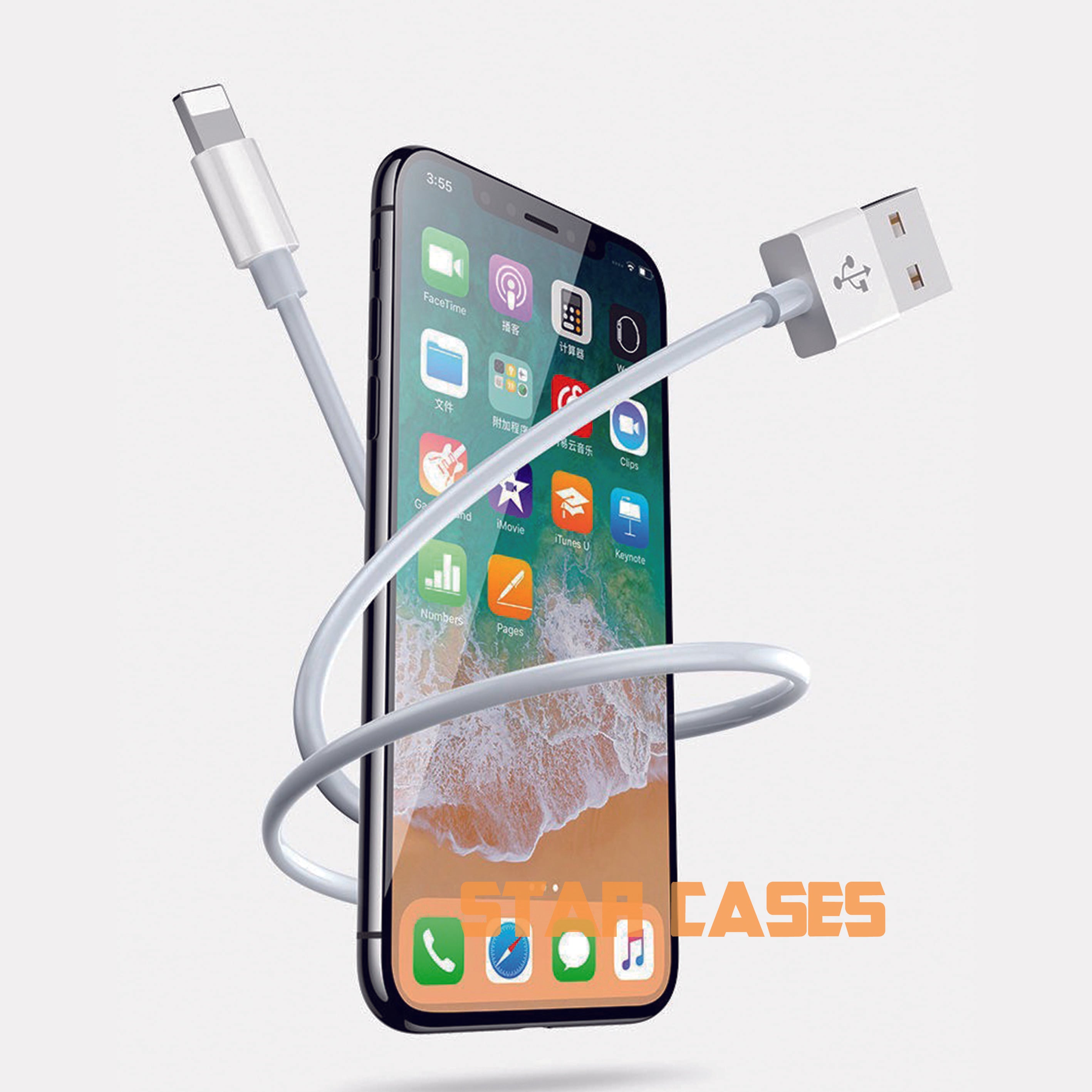 2m Lightening To USB Cable For iPhone iPad