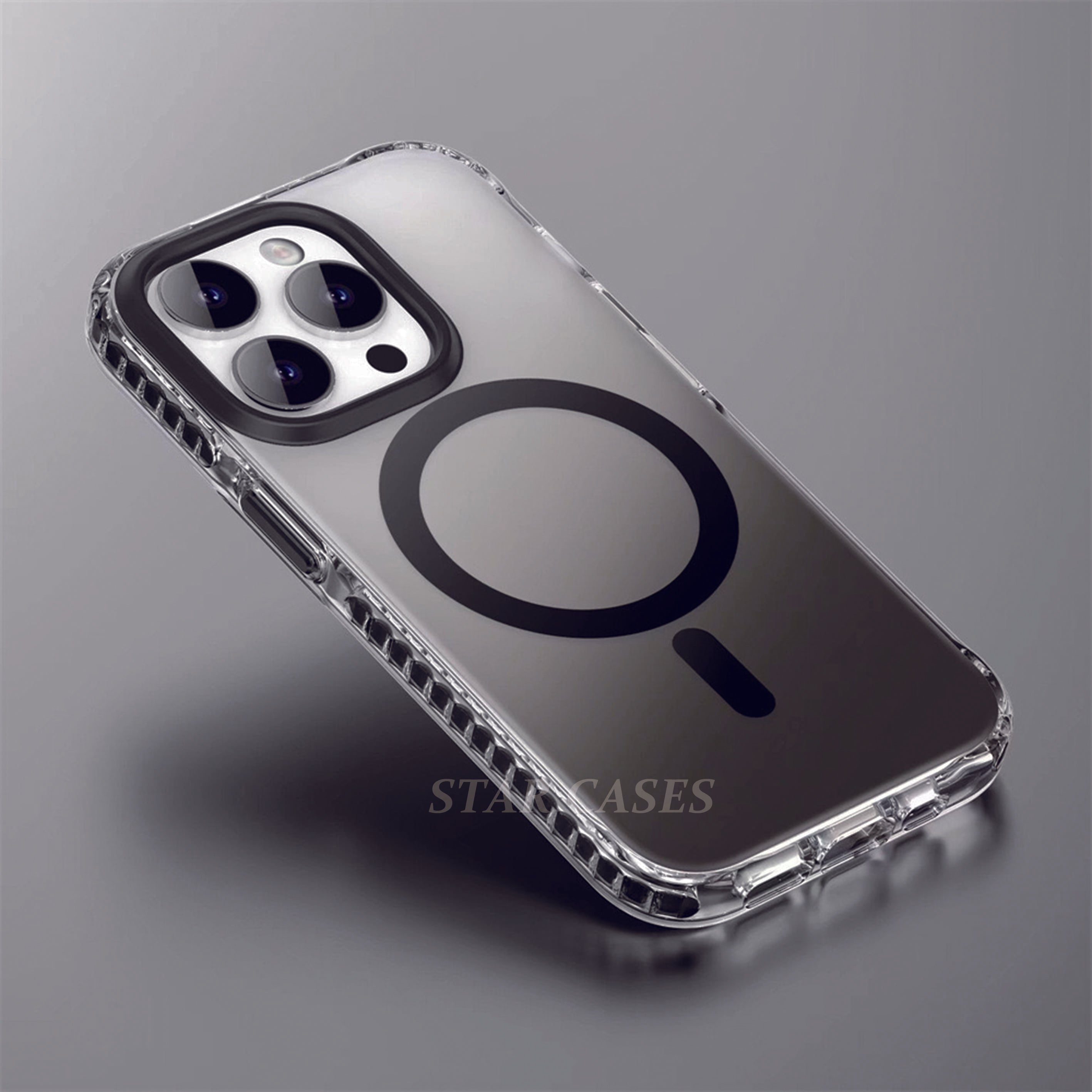 iPhone 15 Pro Max Gradient Color Matte Magsafe Case