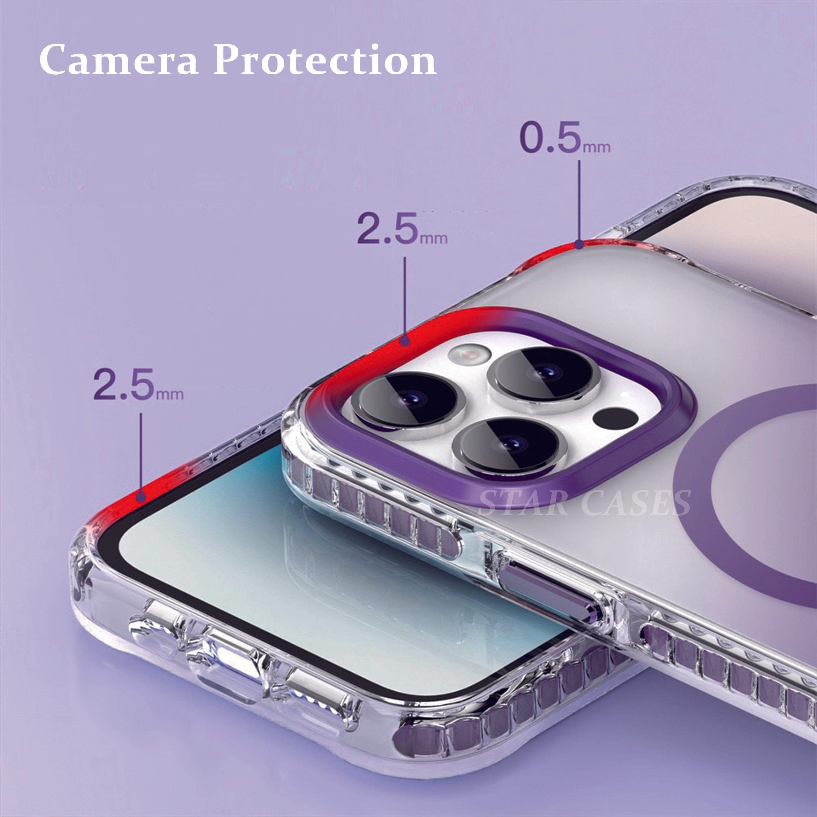 iPhone 16 Gradient Color Matte Magsafe Case
