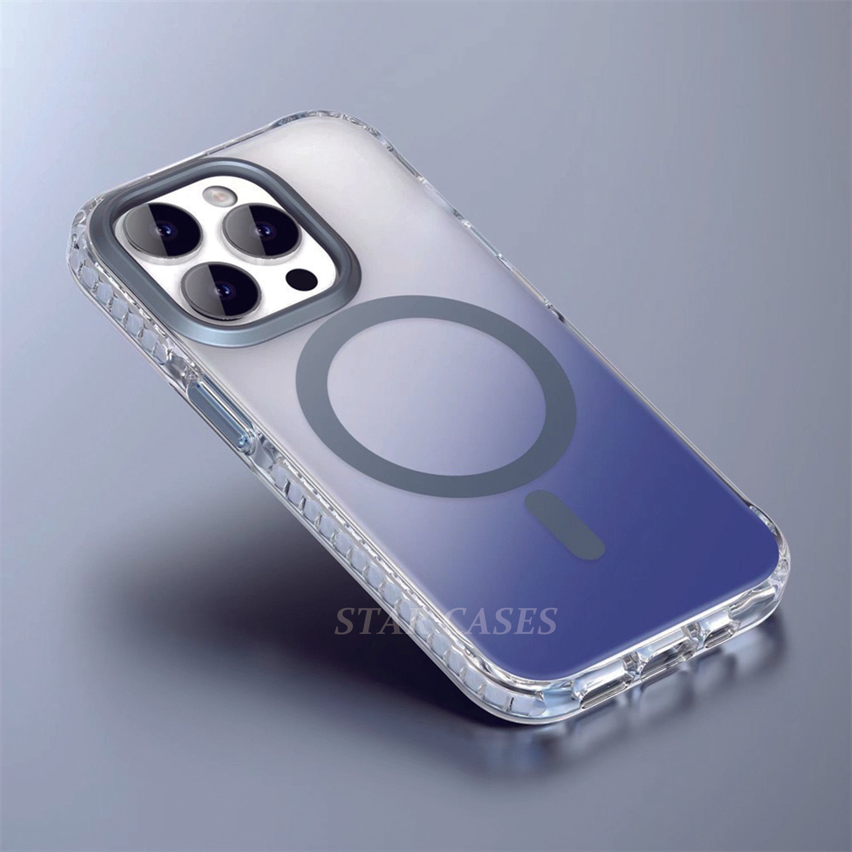 iPhone 14 Plus Gradient Color Matte Magsafe Case