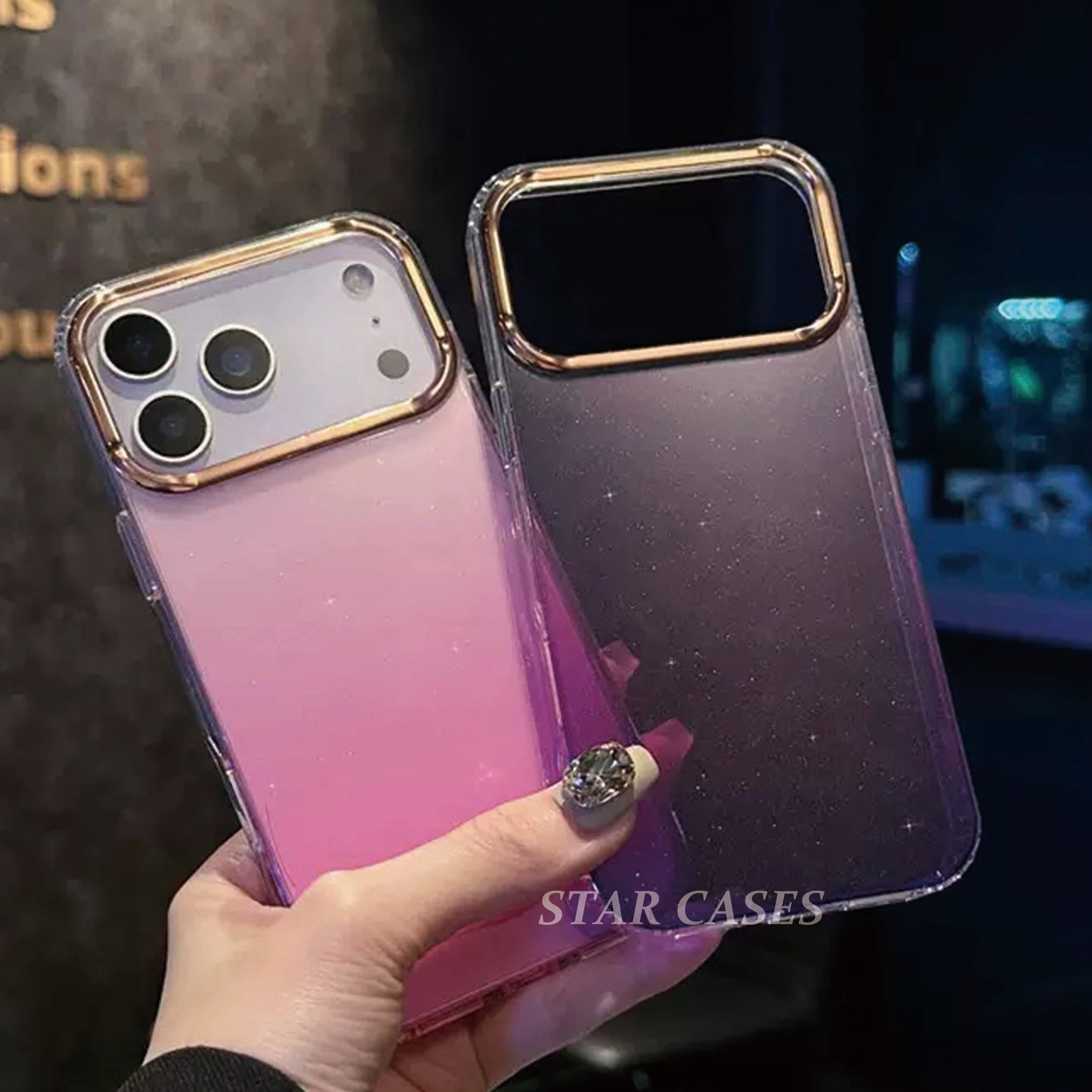 iPhone 17 Air Gradient Color Sparkling Case