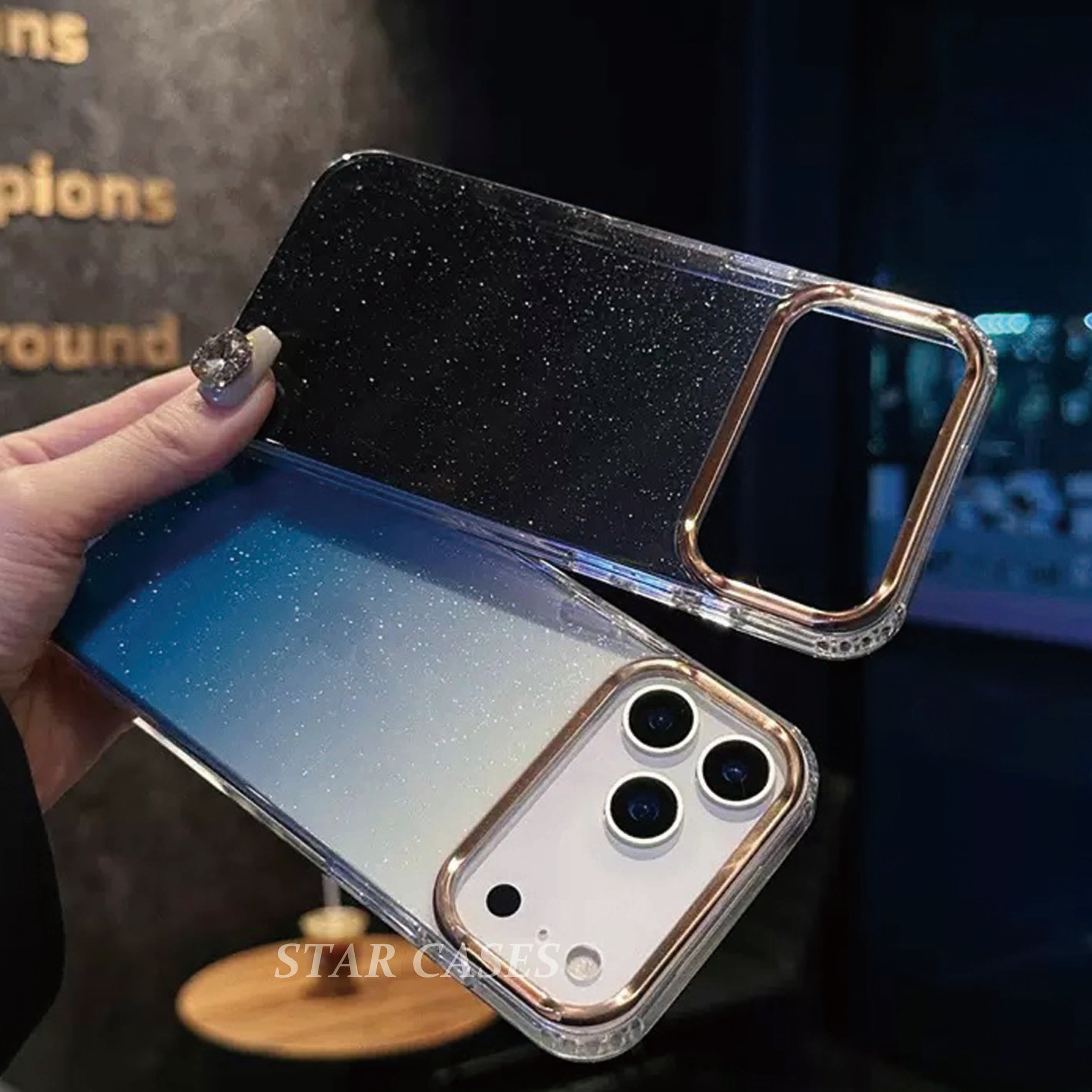 iPhone 17 Air Gradient Color Sparkling Case