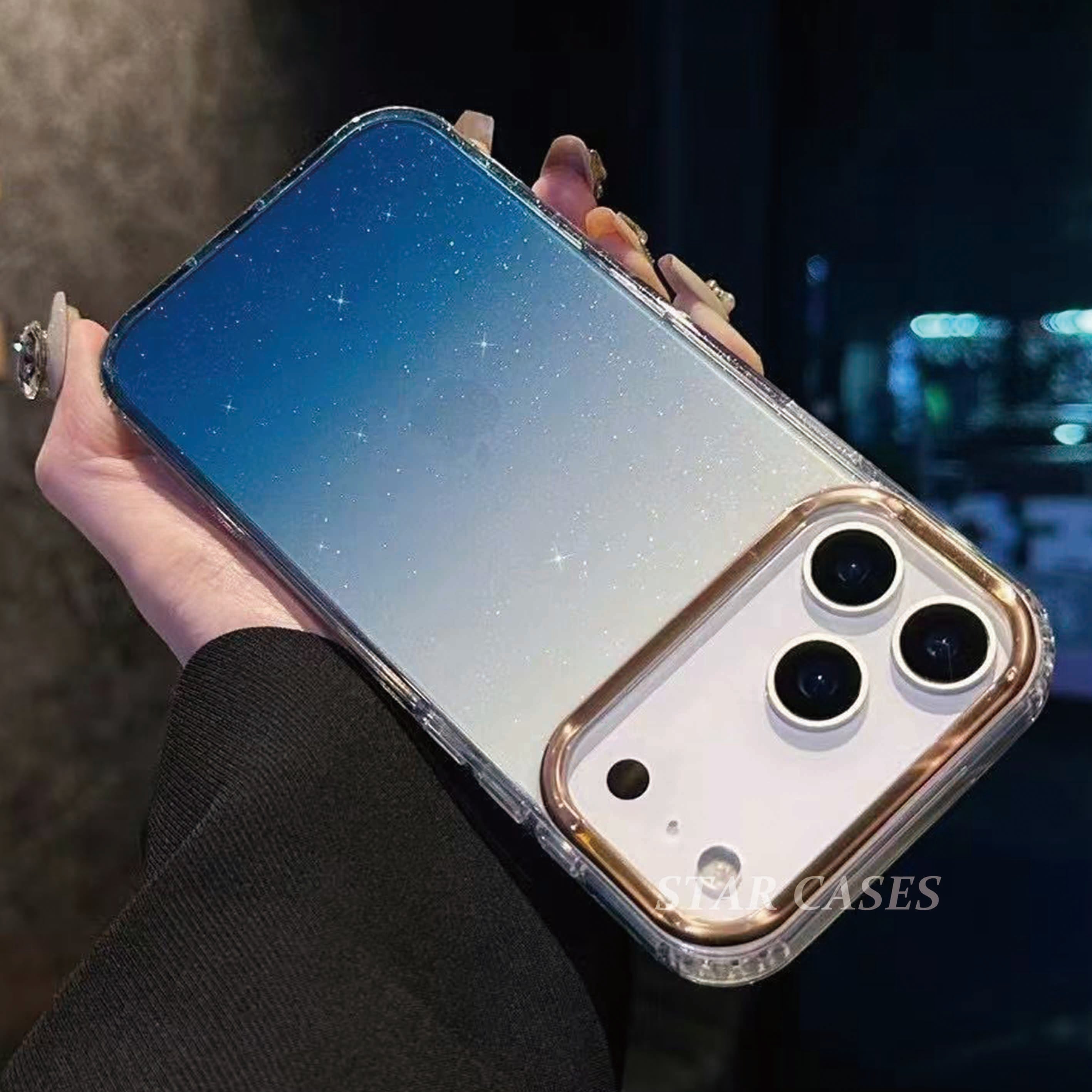 iPhone 17 Air Gradient Color Sparkling Case