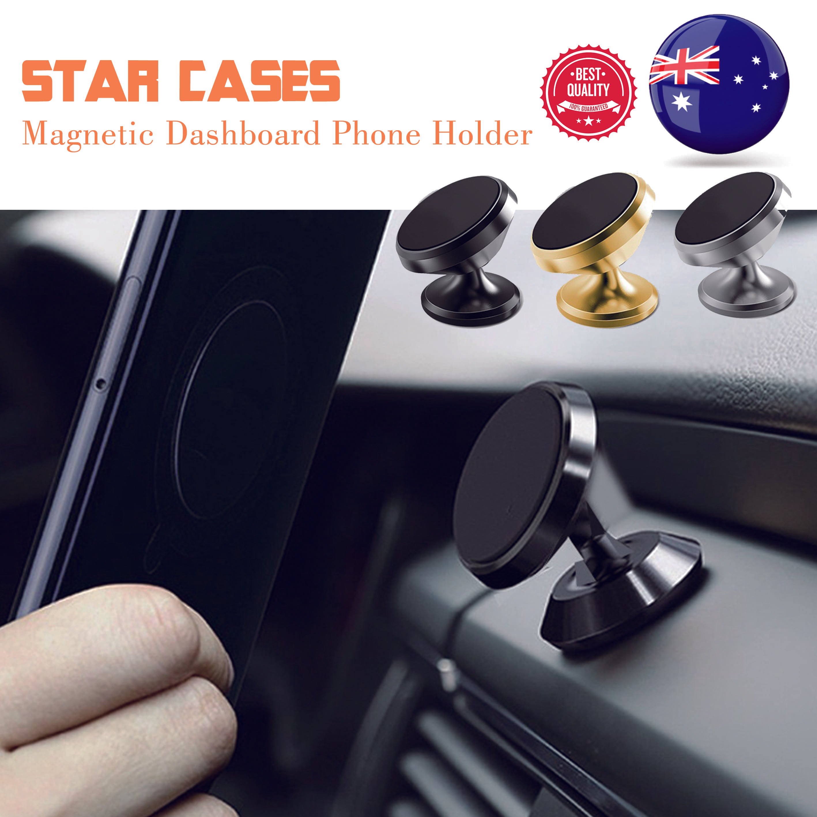 Rotation Universal Magnetic Dashboard Phone Holder – Star Cases