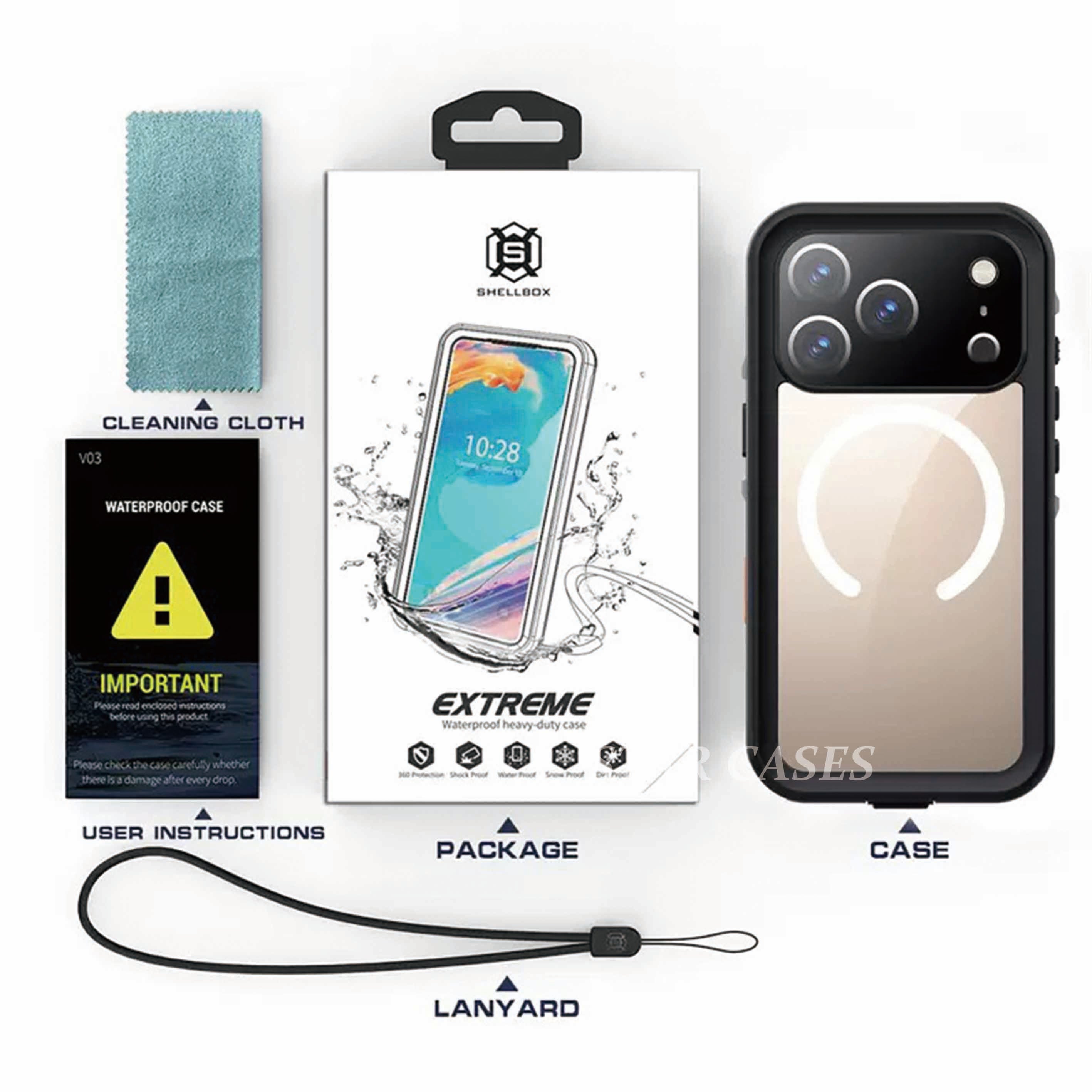 iPhone 17 Pro Max Waterproof Shockproof Case
