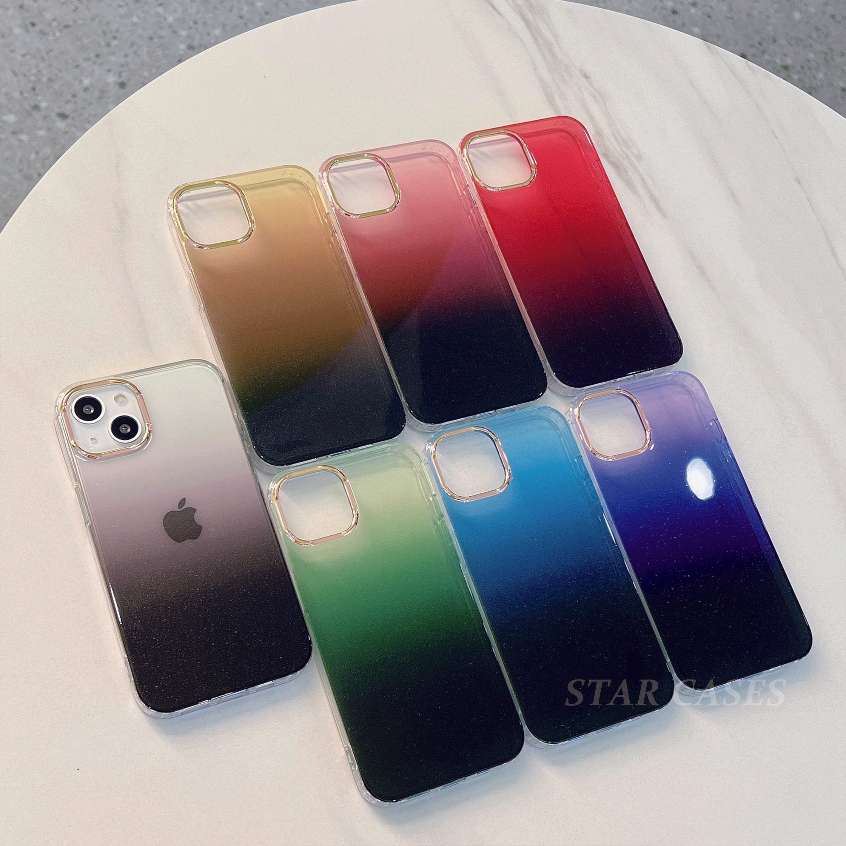 iPhone 16 Gradient Color Sparkling  Case