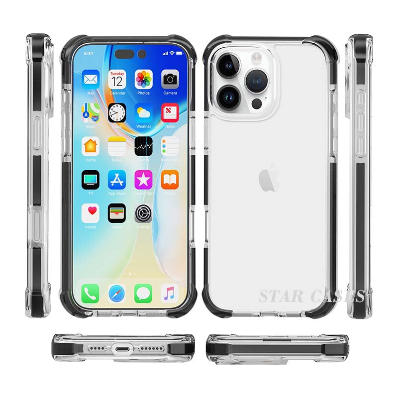 iPhone 16 Plus Anti-Shock Bumper Protect Case