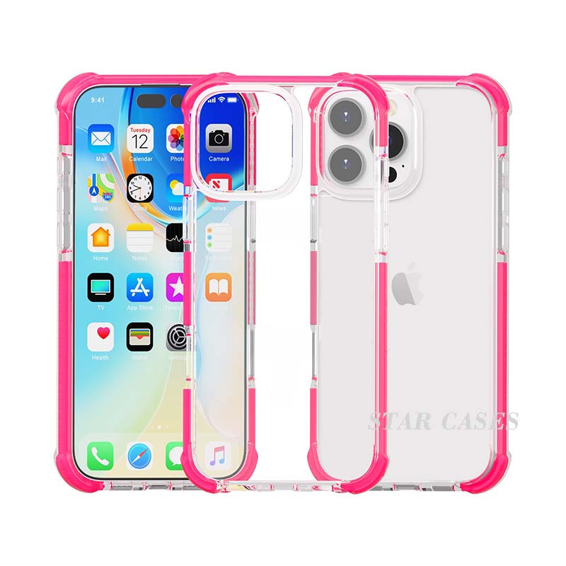 iPhone 16 Plus Anti-Shock Bumper Protect Case