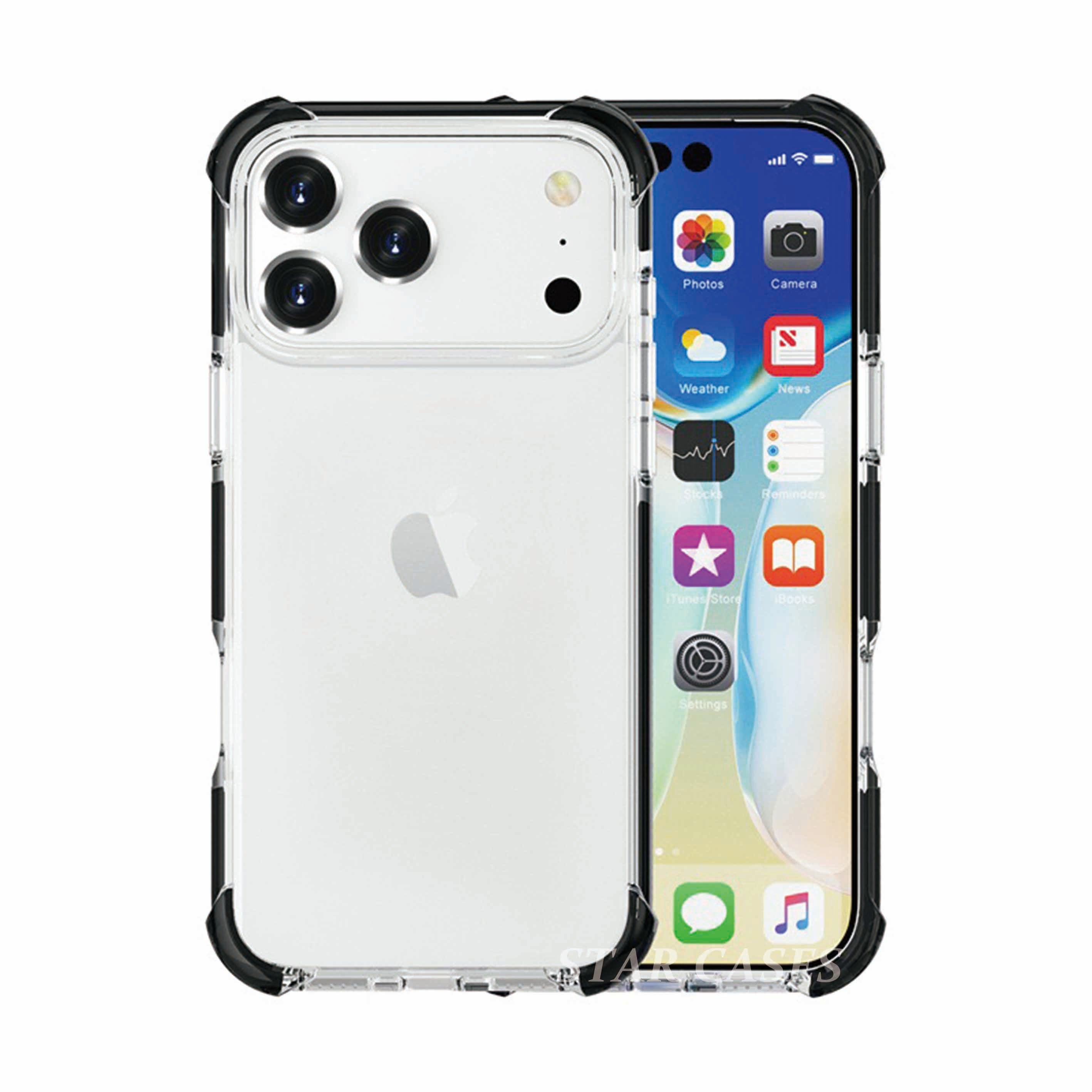 iPhone 17 Pro Max Anti-Shock Bumper Protect Case