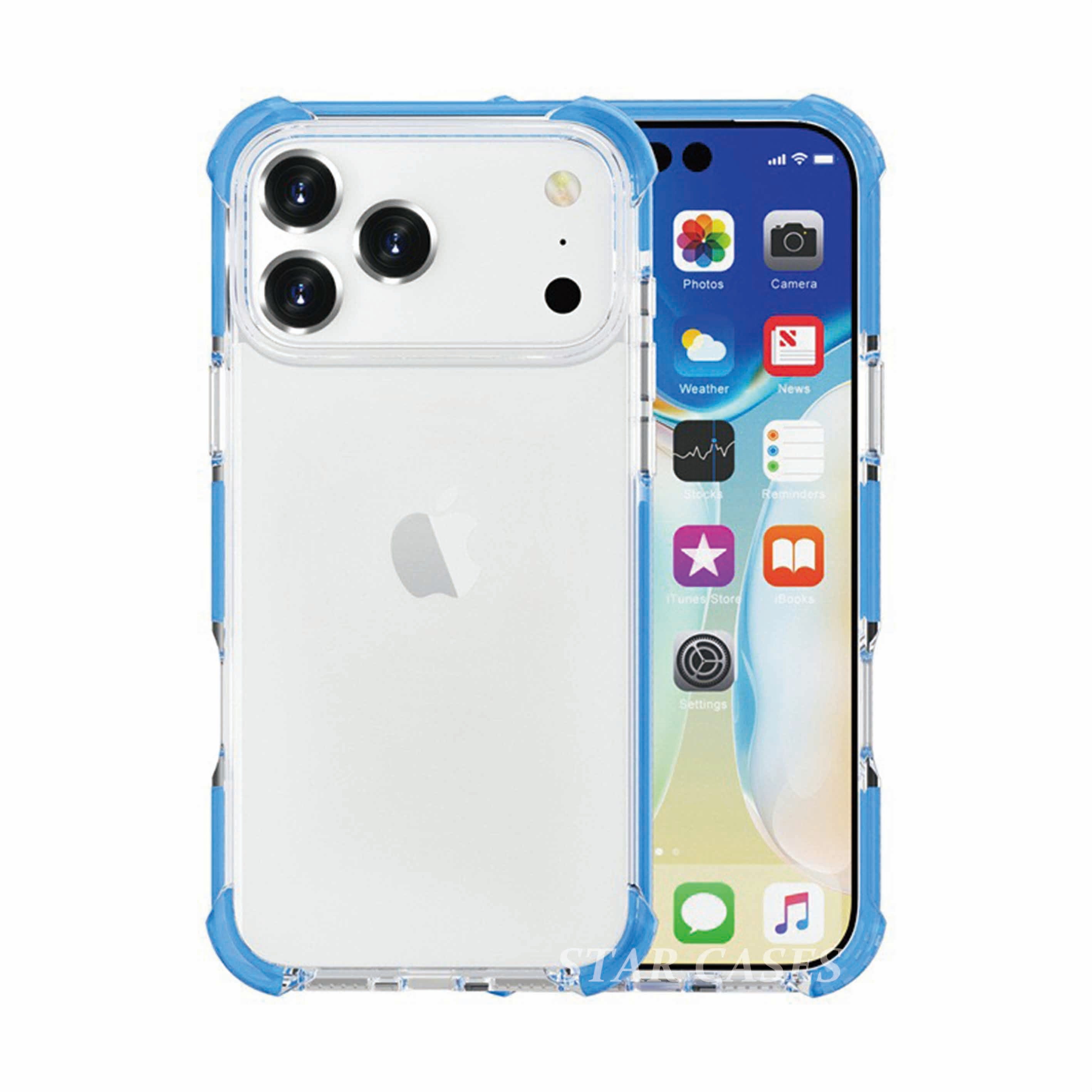 iPhone 17 Pro Max Anti-Shock Bumper Protect Case