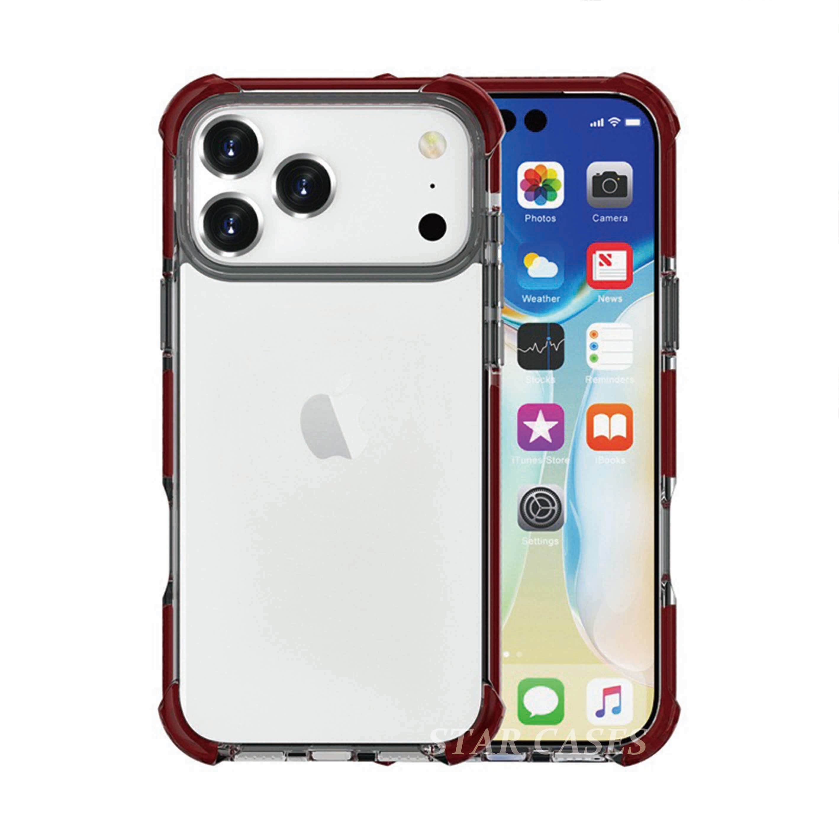 iPhone 17 Pro Max Anti-Shock Bumper Protect Case
