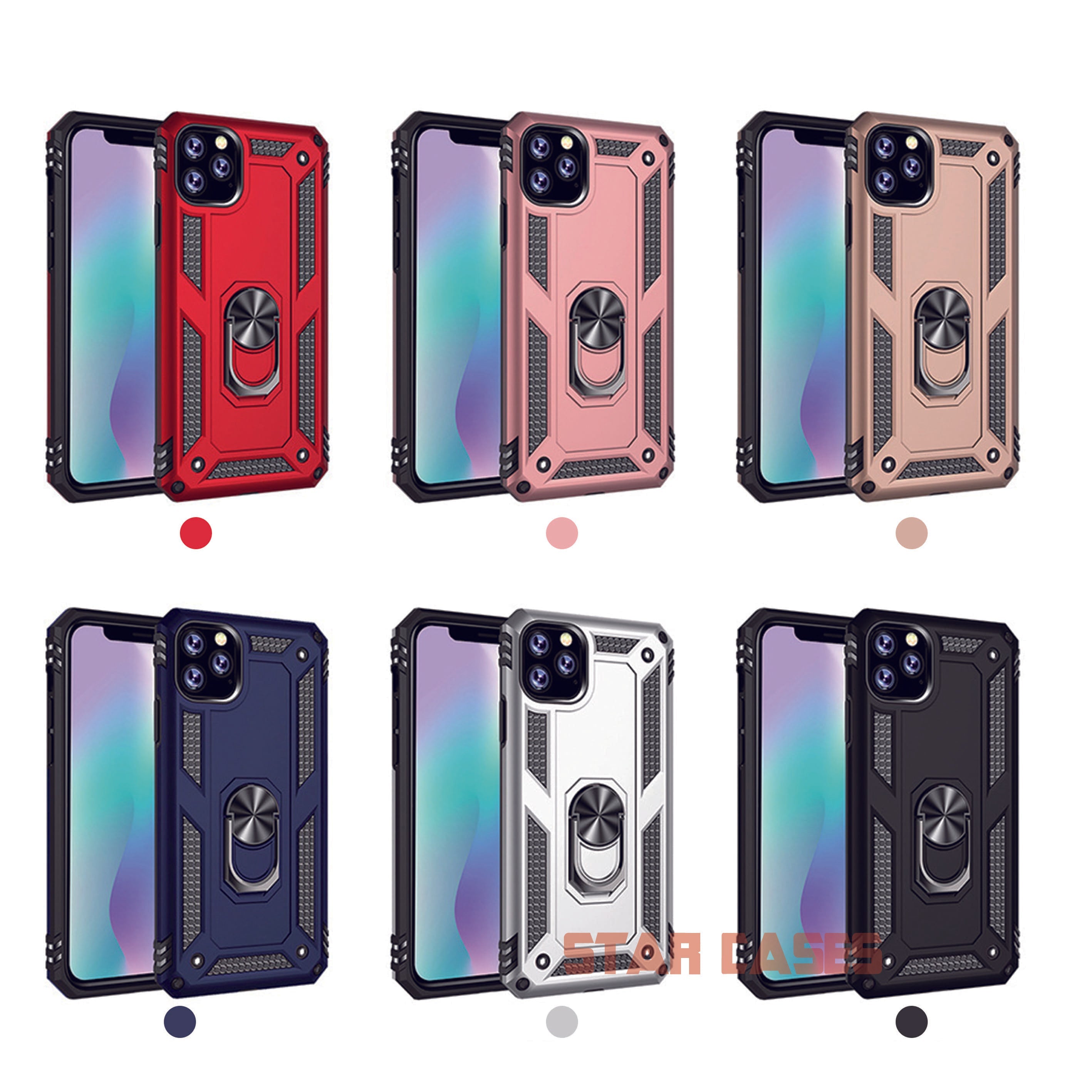 iPhone 7Plus/8Plus Military Ring Holder Magnetic Case