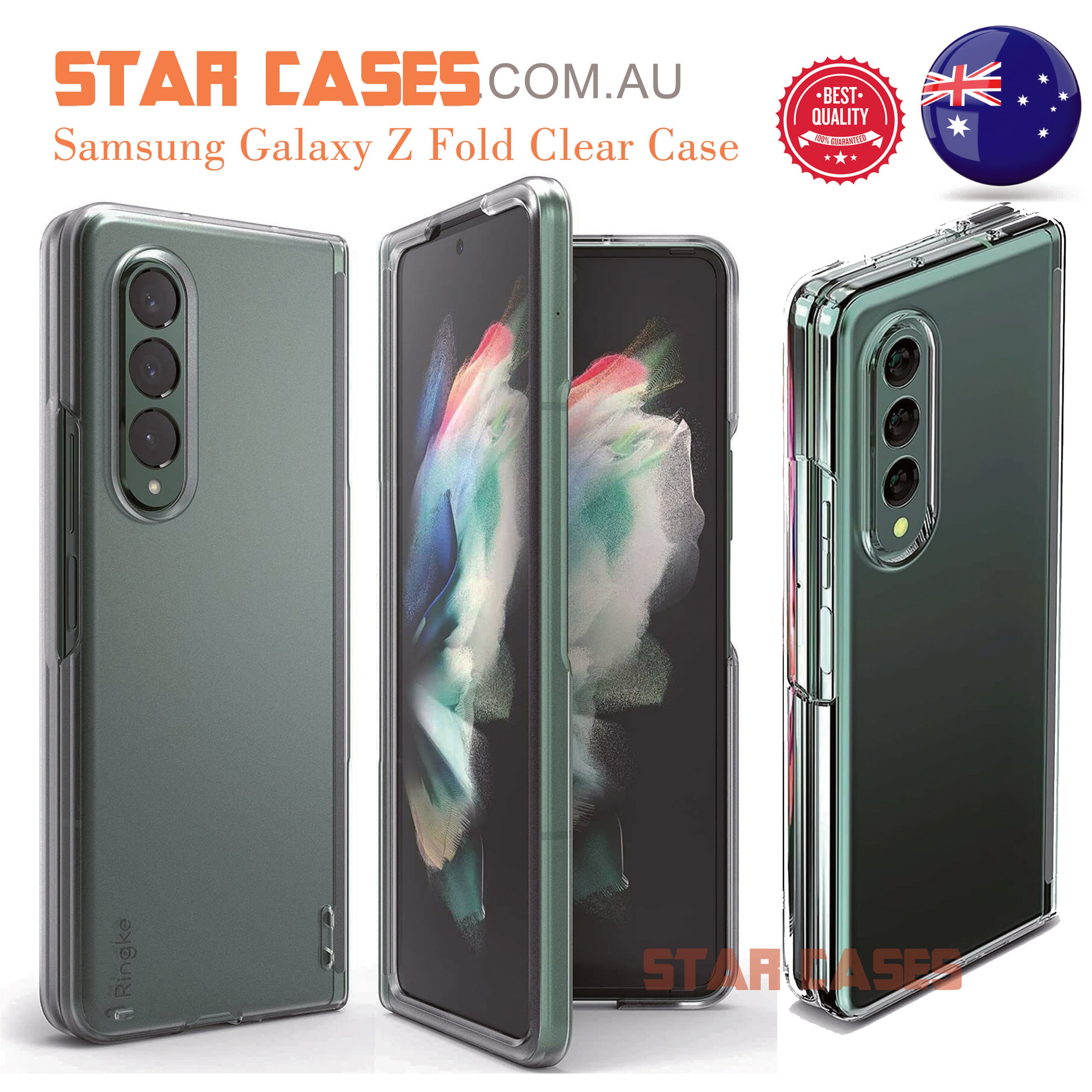 Computer Case Z Samsung Galaxy Z Fold 7 PC Clear Case – Star Cases