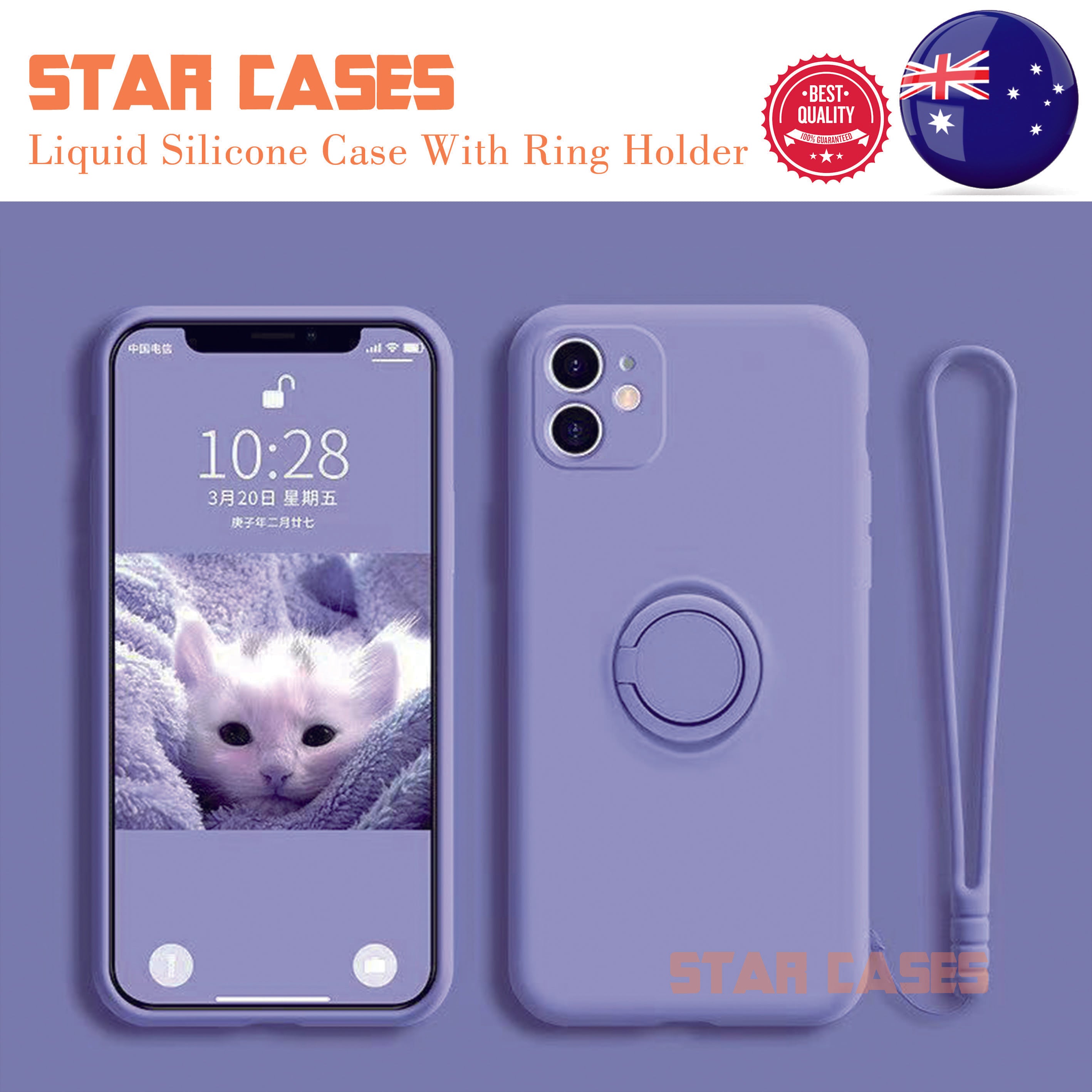 iPhone 13 Liquid Silicone Ring Case